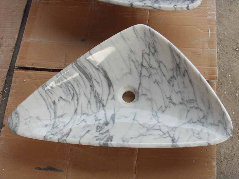 Carrara White Marble Basin