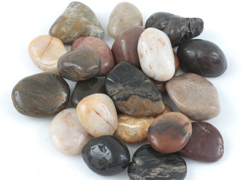 Pebbles Polished Grave