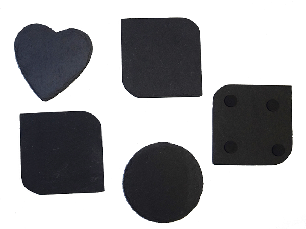 Black Slate Dinner Plate