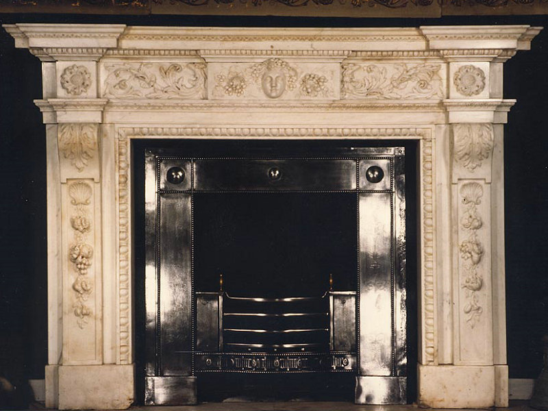 European Style Marble Fireplace Mantel